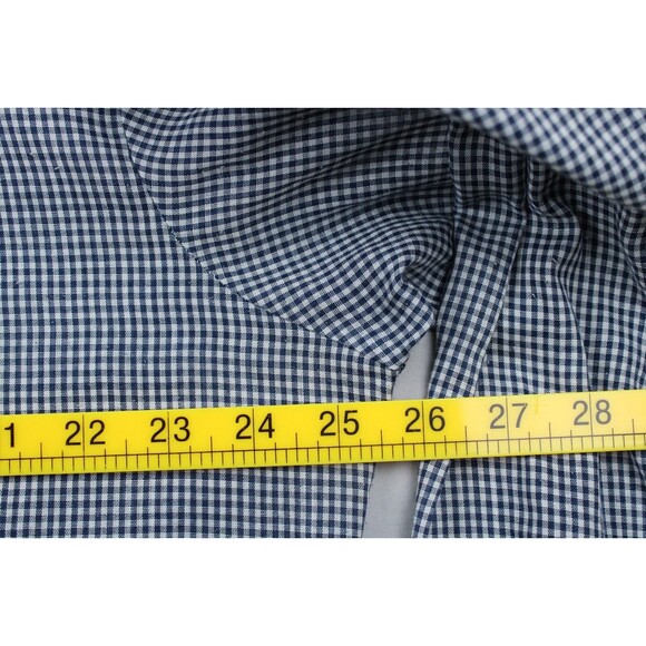 Vintage Burdines Mens Store Plaid Long Sleeve Shirt Soft Button Down Collar - Picture 4 of 8